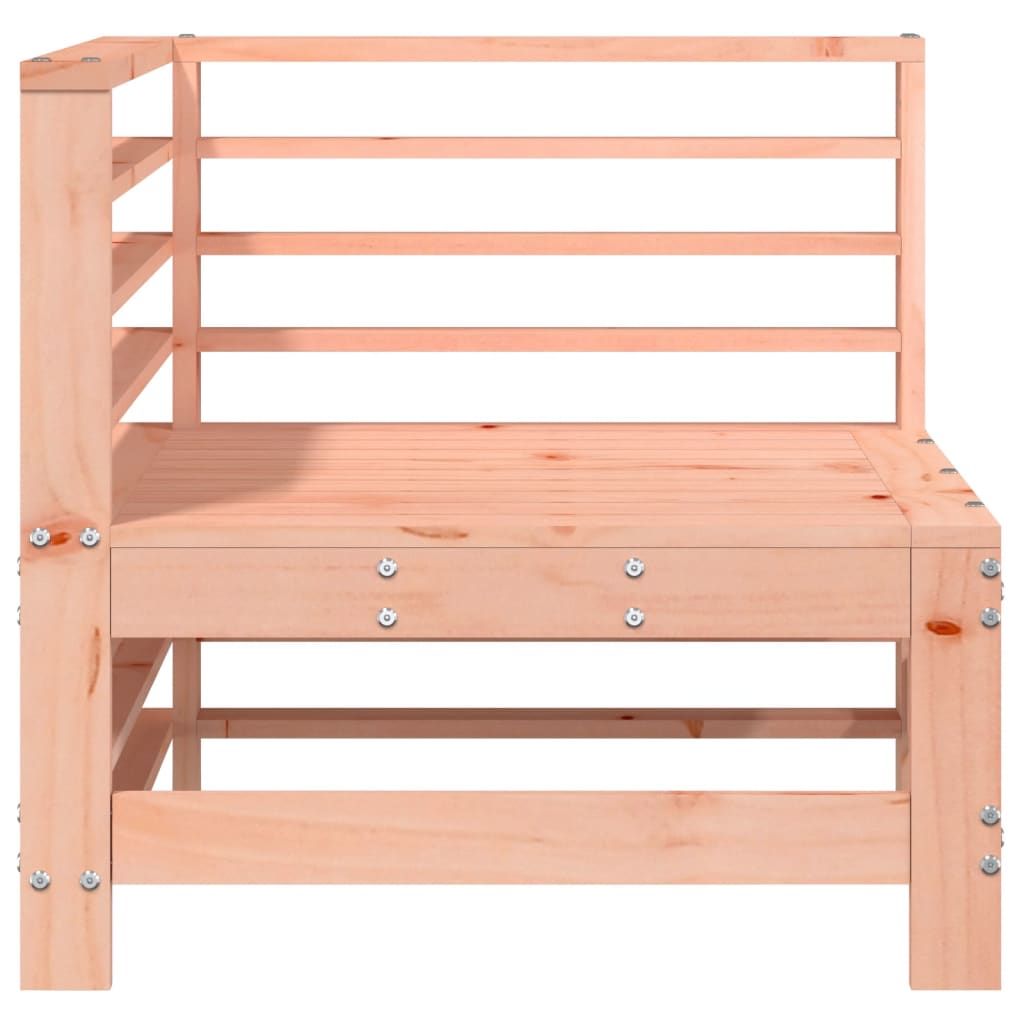 2-Piece Garden Corner Sofas in Douglas Solid Wood