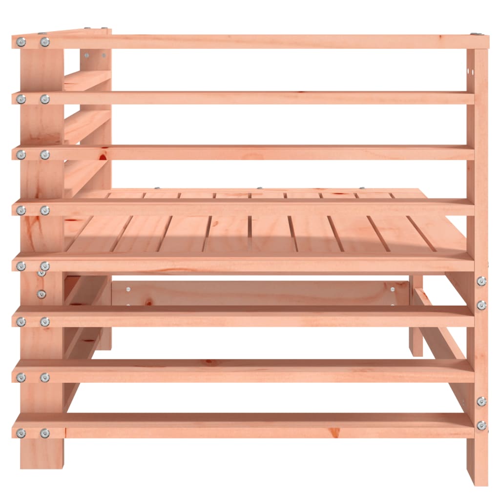 2-Piece Garden Corner Sofas in Douglas Solid Wood