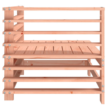 2-Piece Garden Corner Sofas in Douglas Solid Wood