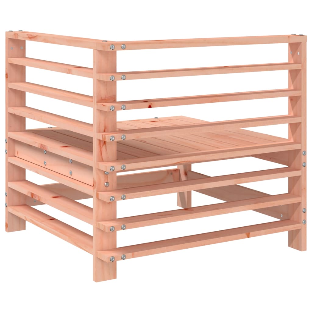 2-Piece Garden Corner Sofas in Douglas Solid Wood