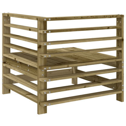 Garden Corner Sofas Set - 2 pcs Impregnated Pine Wood