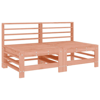 Elegant 2-Pc Solid Wood Douglas Garden Middle Sofas Set