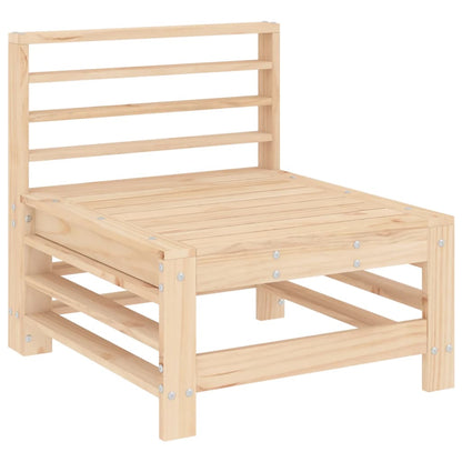 3-Piece Solid Pine Garden Lounge Set - Durable & Stylish