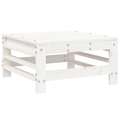 White Solid Pine 3-Piece Garden Lounge Set - Stylish & Durable