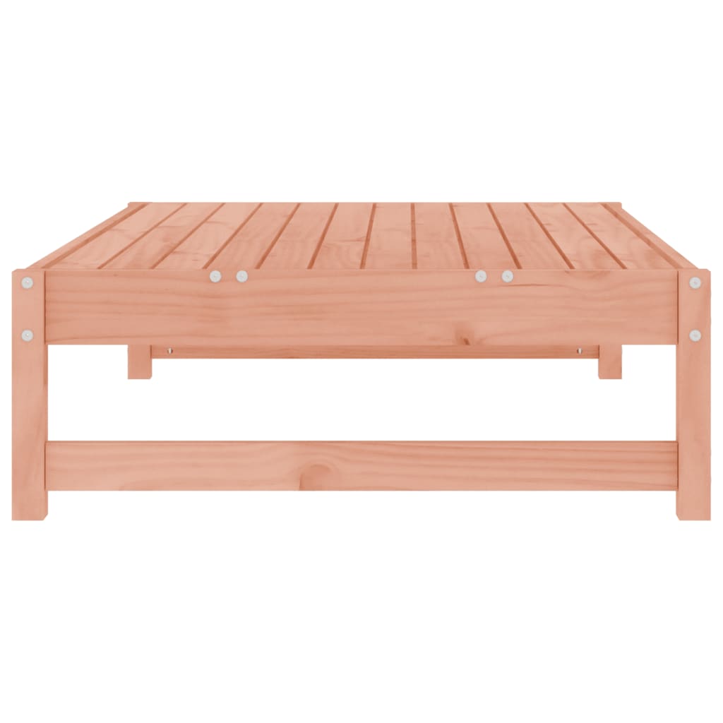 Solid Wood Douglas Garden Footstool 120x80 cm - Durable Outdoor Seat