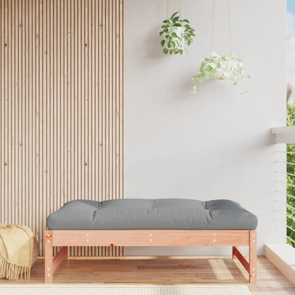 Solid Wood Douglas Garden Footstool 120x80 cm - Durable Outdoor Seat
