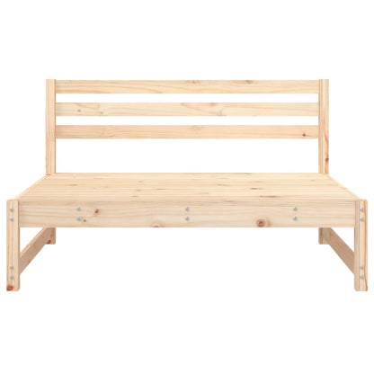 Garden Middle Sofas 2 pcs 120x80 cm Solid Wood Pine