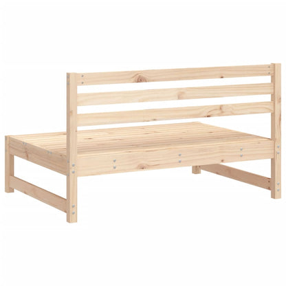 Garden Middle Sofas 2 pcs 120x80 cm Solid Wood Pine