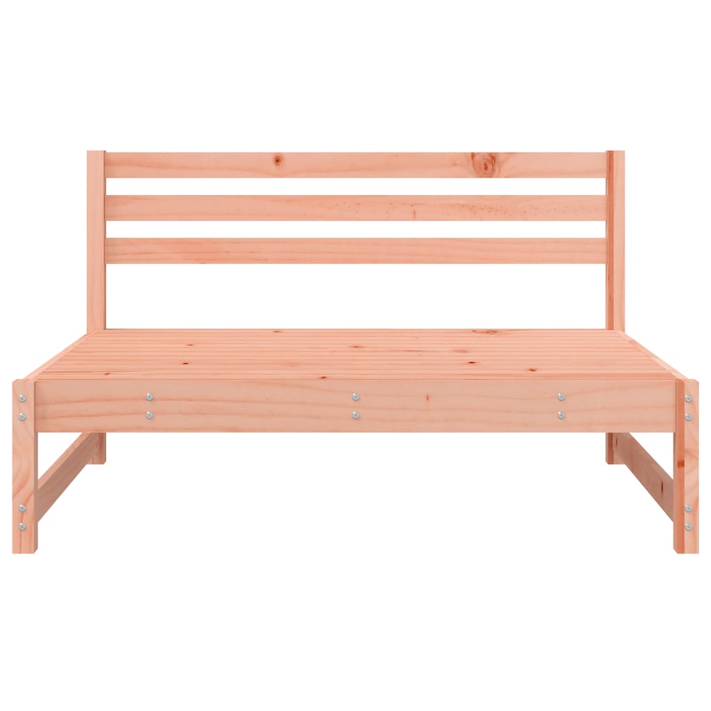 Solid Wood Douglas Garden Middle Sofas Set, 2 pcs, 120x80 cm