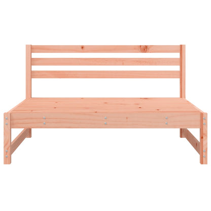 Solid Wood Douglas Garden Middle Sofas Set, 2 pcs, 120x80 cm