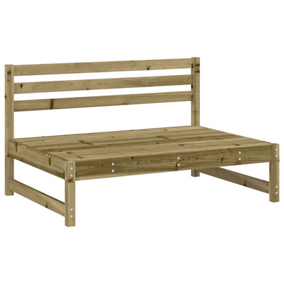 Outdoor Garden Sofas Set 2 pcs, Pine Wood 120x80 cm, Impregnated