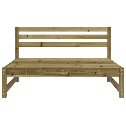 Outdoor Garden Sofas Set 2 pcs, Pine Wood 120x80 cm, Impregnated