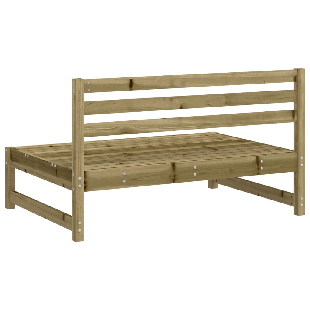 Outdoor Garden Sofas Set 2 pcs, Pine Wood 120x80 cm, Impregnated