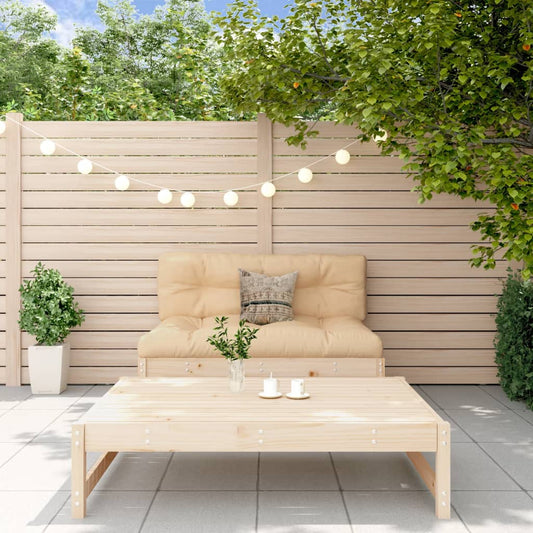 2 Piece Garden Lounge Set in Solid Pine Wood
