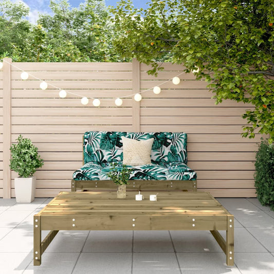 2-Piece Garden Lounge Set in Impregnated Pine Wood