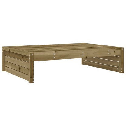 Impregnated Pine Garden Footstool 120x80 cm - Durable Wood Design