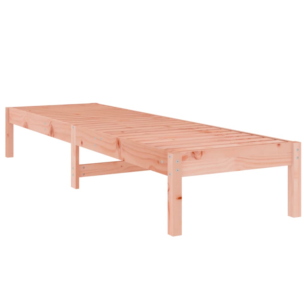 Solid Wood Douglas Sun Lounger - 199.5x60x74 cm Relaxation Chair