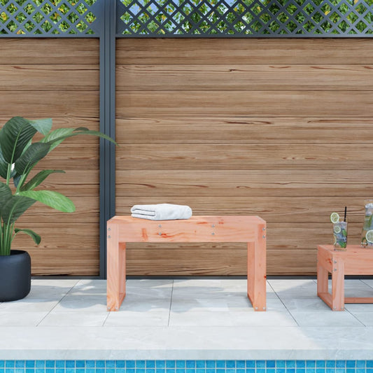 Solid Wood Douglas Garden Bench 80x38x45 cm – Durable & Stylish