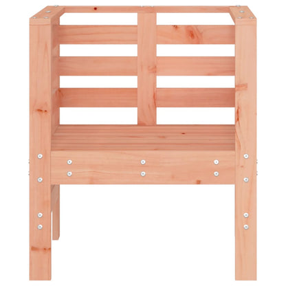 Solid Wood Douglas Garden Chairs, 2-Piece Set, 61.5x53x71 cm