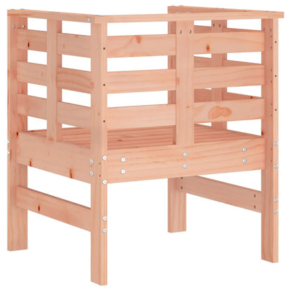 Solid Wood Douglas Garden Chairs, 2-Piece Set, 61.5x53x71 cm