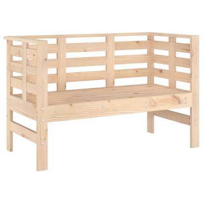 Solid Pine Garden Bench 111.5x53x71 cm – Durable & Stylish Seating
