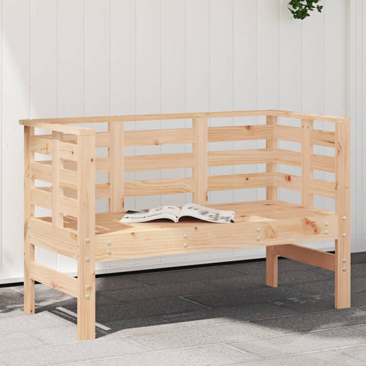 Solid Pine Garden Bench 111.5x53x71 cm – Durable & Stylish Seating
