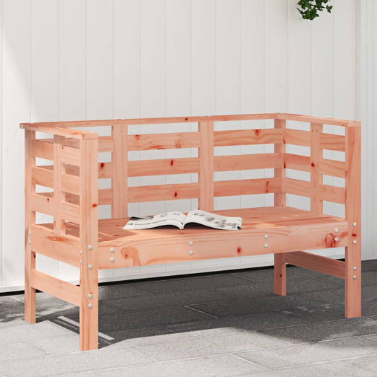 Solid Wood Douglas Garden Bench - 111.5x53x71 cm Outdoor Seating