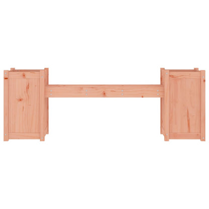 Solid Wood Douglas Planter Bench 180x36x63 cm - Rustic Charm
