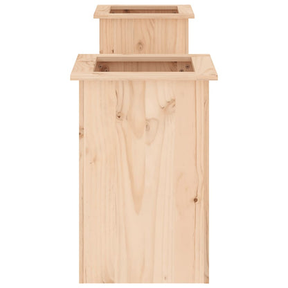 Solid Pine Wood Planter Bench – 184.5x39.5x56.5 cm Garden Decor