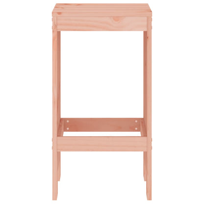 Solid Wood Douglas Bar Stools - Set of 2, 75cm, Natural Finish
