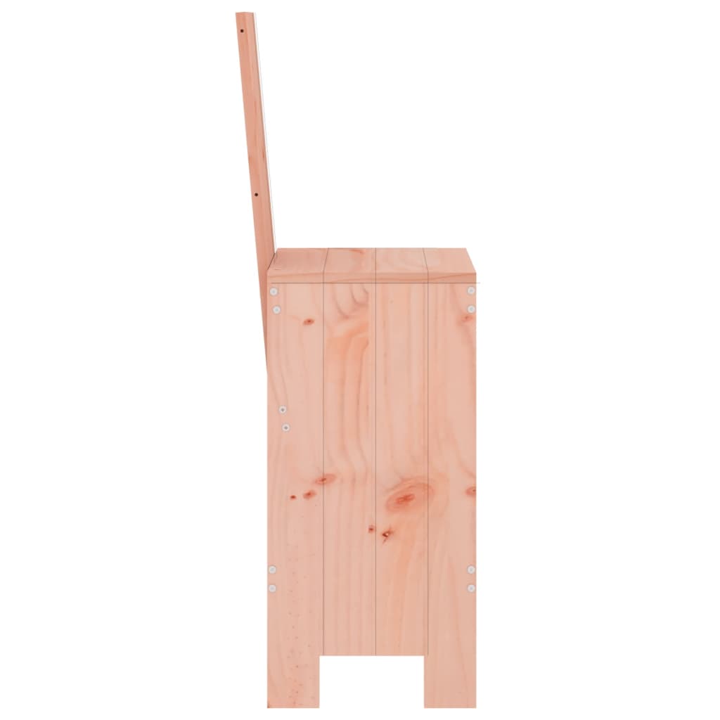 Solid Wood Douglas Bar Stools Set of 2, 40x42x120 cm