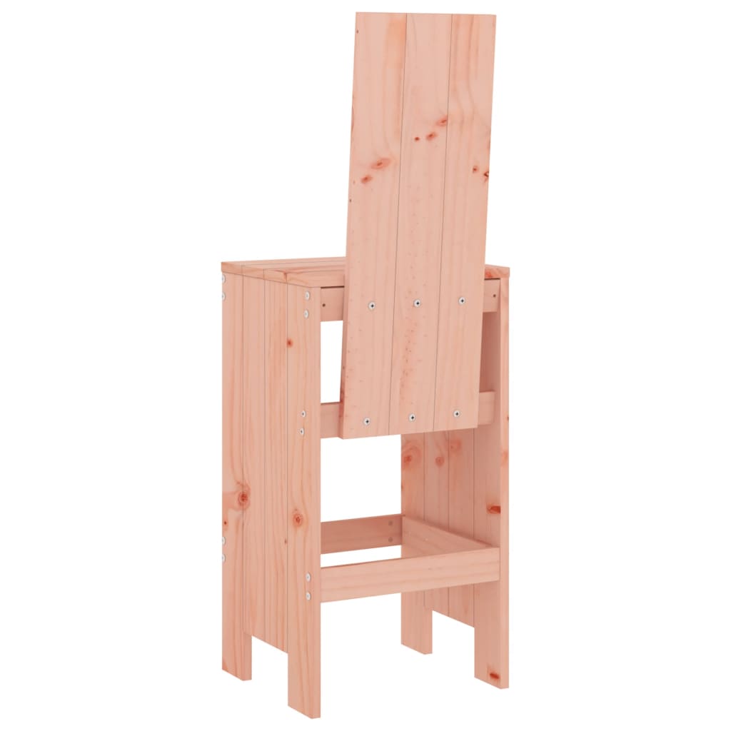 Solid Wood Douglas Bar Stools Set of 2, 40x42x120 cm