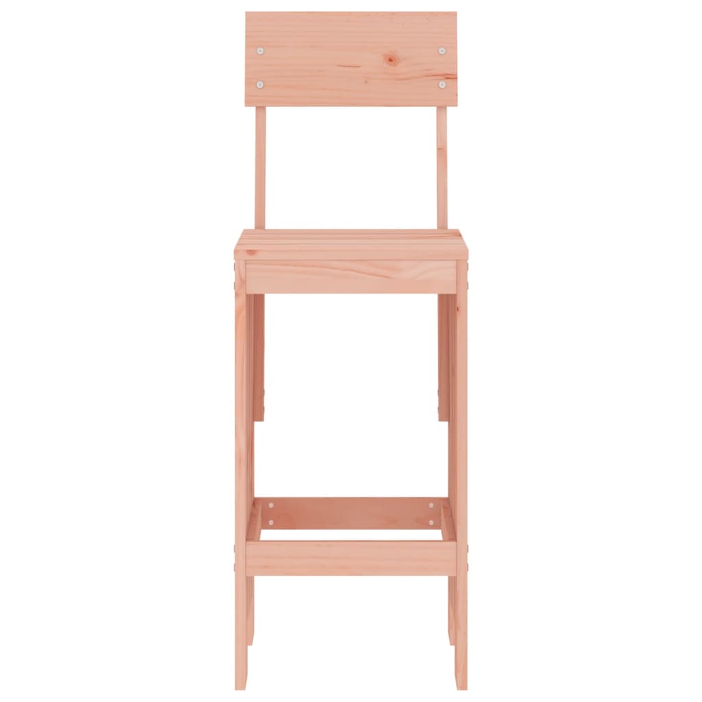 Elegant Solid Wood Douglas Bar Stools Set of 2 - 115.5 cm High