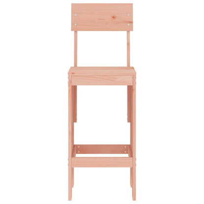 Elegant Solid Wood Douglas Bar Stools Set of 2 - 115.5 cm High