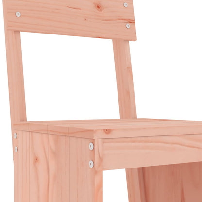 Elegant Solid Wood Douglas Bar Stools Set of 2 - 115.5 cm High