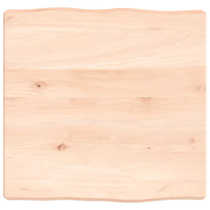 Natural Live Edge 40x40x(2-6) cm Solid Wood Table Top