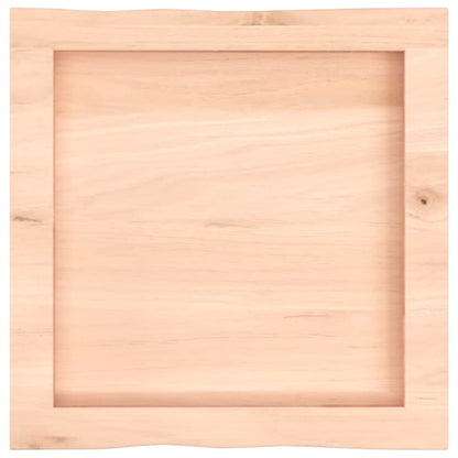 Natural Live Edge 40x40x(2-6) cm Solid Wood Table Top
