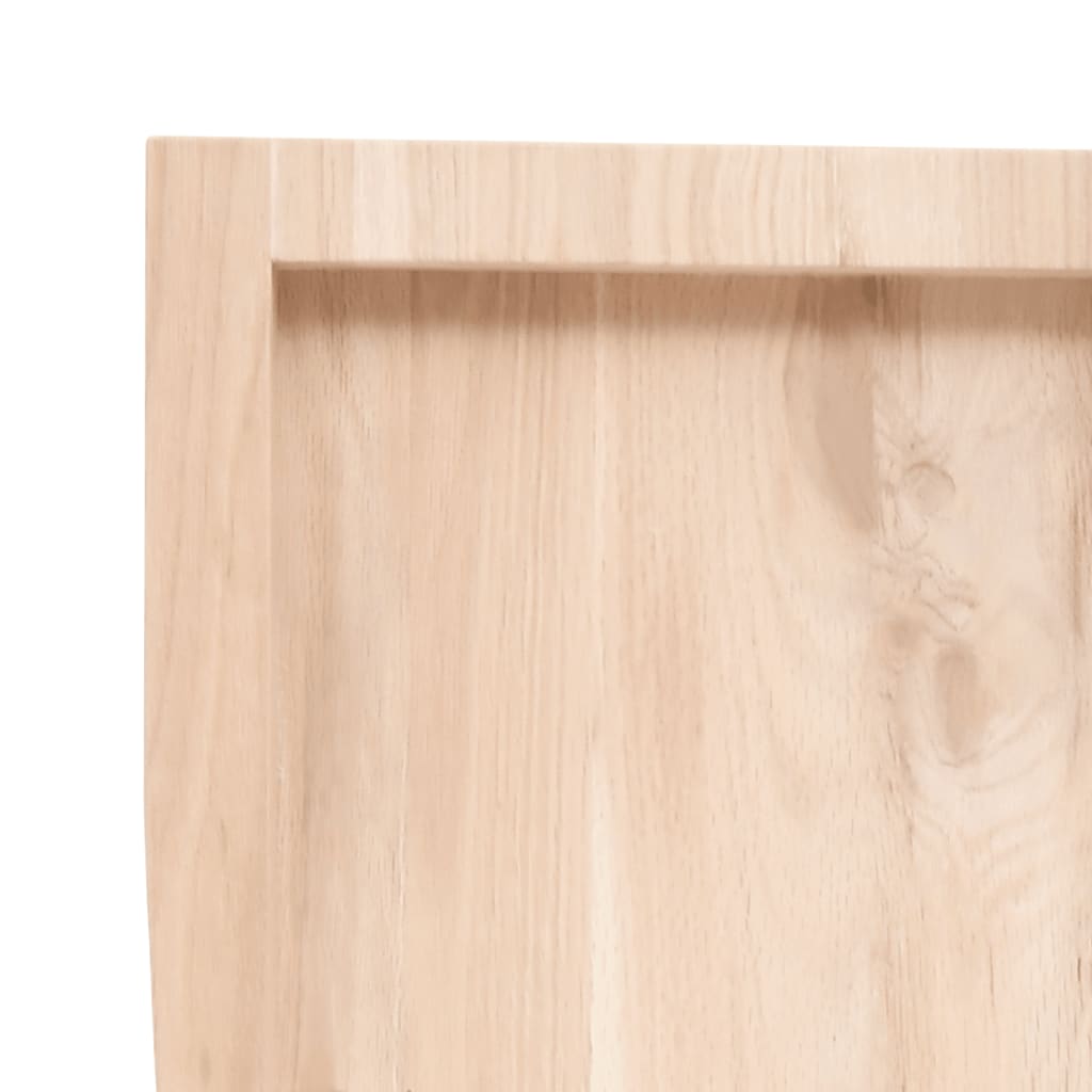 Natural Live Edge 40x40x(2-6) cm Solid Wood Table Top