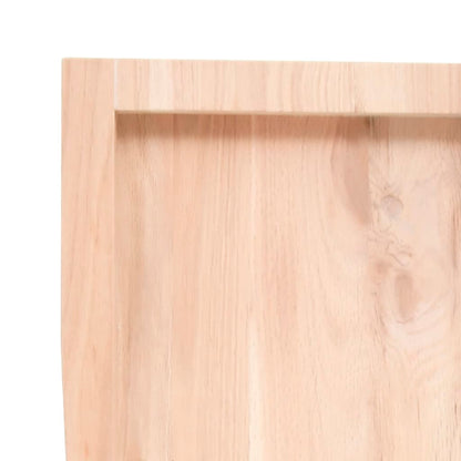 Natural Live Edge Solid Wood Table Top, 60x50x(2-4) cm, Untreated