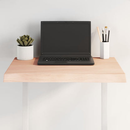 Live Edge Solid Wood Table Top 60x60x(2-4) cm Untreated Finish