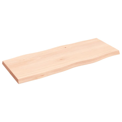 Live Edge Table Top 100x40x(2-4) cm Untreated Solid Wood