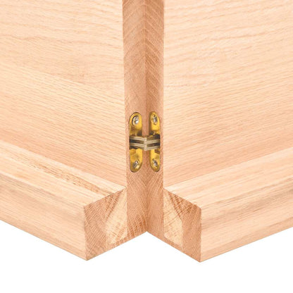 Solid Wood Live Edge Table Top 180x40cm - Natural Finish