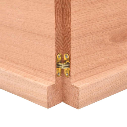Live Edge Light Brown Table Top - Solid Wood 140x60cm
