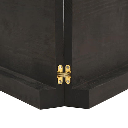Live Edge Dark Brown Solid Wood Table Top - 220x50 cm