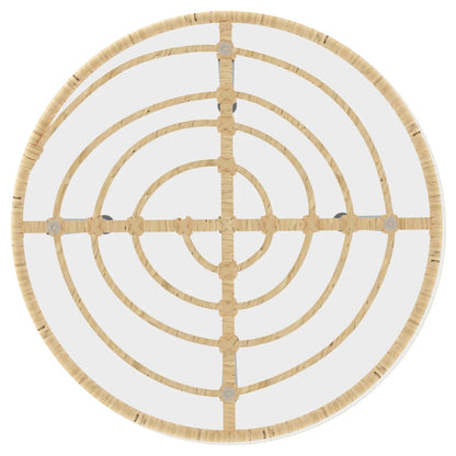 3 Piece Garden Dining Set Poly Rattan