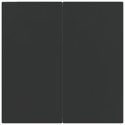 3 Piece Garden Dining Set Black Poly Rattan