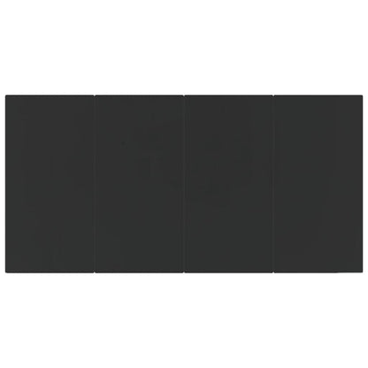 9 Piece Garden Dining Set Poly Rattan