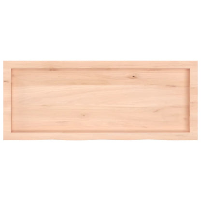 Versatile Oak Table Top 100x40cm | Adjustable Thickness | Solid Wood