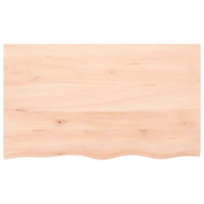 Solid Oak Untreated Table Top 100x60x2 cm - Durable & Stylish