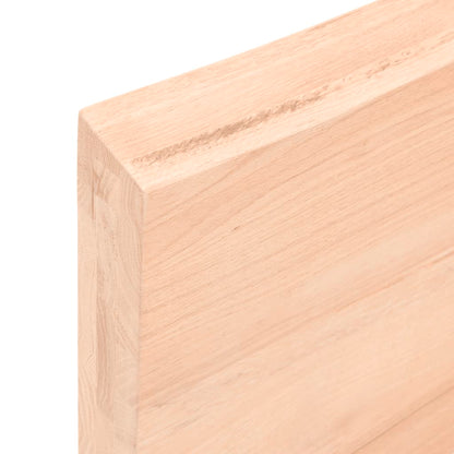 Solid Oak Untreated Table Top 100x60x2 cm - Durable & Stylish